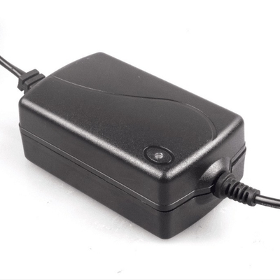 24W 24V 1A 12V 2A AC/DC Desktop Power Adapter met zwarte uitgangsspanning 24VDC