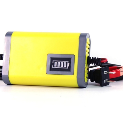 C-Power 12V 2A Volledig automatische 3-fasen loodzuurbatterijoplader voor auto en motorfiets