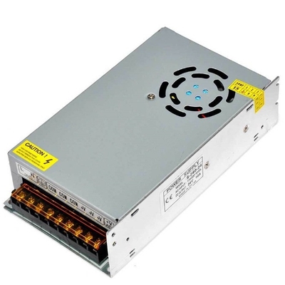 Efficiëntie 82% 220V/110VAC Inlaatspanning S-250-24 Gelijkstroomvoorziening met ventilator 24V 24V 10A 250W