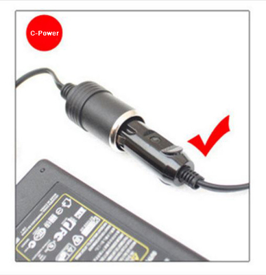 Moderne 60W autoadapter DC 12V naar AC 220V met Desktop verbinding 12VDC 5A stroomtoevoer