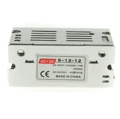 Single Output 12V 1.2A 12W schakelstroomvoorziening voor LED- en DC-energie