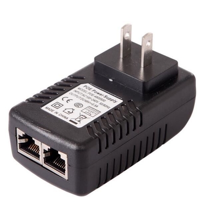 POE Injector Ethernet Adapter 48V 500mA Muurplug voor stroomvoorziening van IP-telefoon/camera