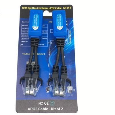 0.03kg RJ45 Port PoE Power Combiner 2-Pack 60W PoE Ultra met 2x 30W PoE-poorten