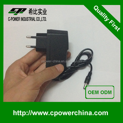 AU-wandmontage DC-uitgangstype 12V 1A 5V 2A 6V 2A 9V 2A Adapter 12VDC 1A Wisselstroomadapter