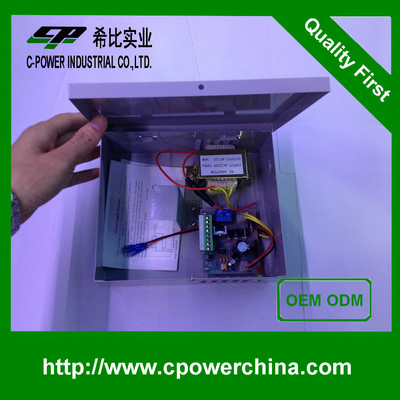 Lijn Interactief 12V 5A UPS Power Door Access Control Stroomvoorziening met batterij back-up