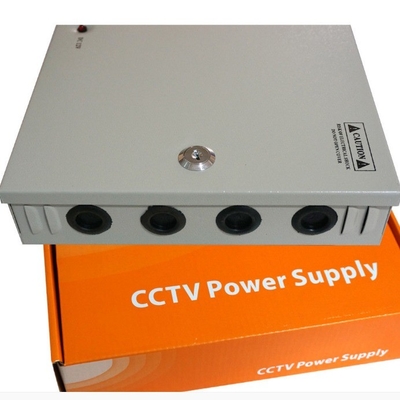 Uitgangstype Single 9 Port 5 Amp 12V DC Distribution Power Supply Box Cabinet voor CCTV