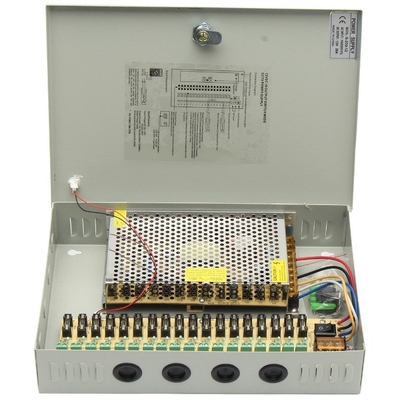 12V 20A DC 18CH kanaal stroomvoorziening voor CCTV camera beveiligingsbewakingsuitgang