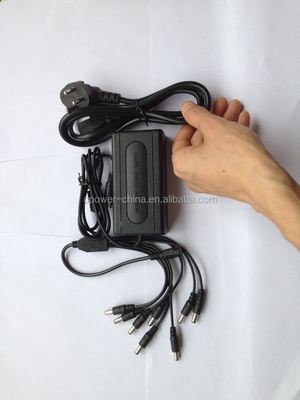LCD-monitor CCTV-camera's C-stroomvoorziening 4 poorten Split DC kabel 12V DC 5A 60W AC DC adapter