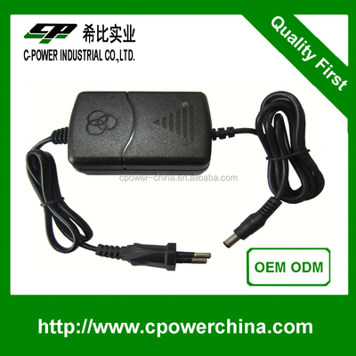 12V 1.2A 12W AC DC-stroomadapter met 1200ma uitgangsstroom en CE-certificaat