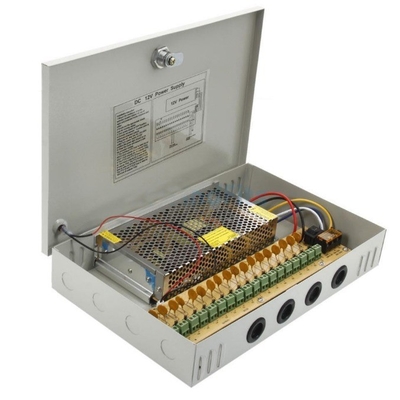 Efficiëntie 82% C-Power 110v 220v ac dc 12v 18ch 20a 12 volt 16kanaal cctv stroomtoevoer