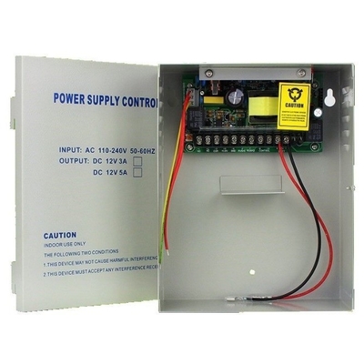 Stabiel C-Power 100-240V UPS 12V 5A 60W stroomtoevoer Batterij back-up voor toegangscontrole