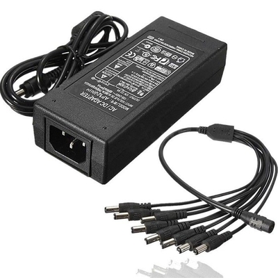 Desktopverbinding 12V 5A Multiple Output Power Adapter met 4 poorten Pigtail CE-gecertificeerd