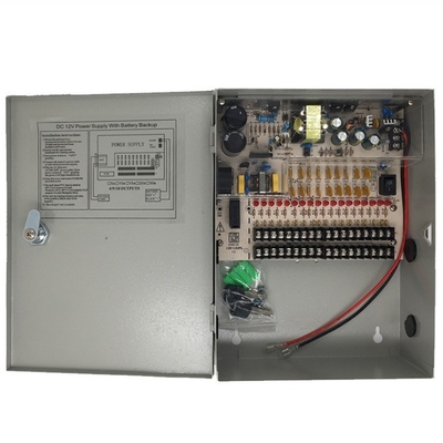 110v 220v 12v 15a 10ch accu back-up schakelstroom voor bewakingscamera's