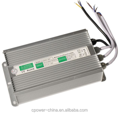 Waterdichte buitenstroomstroomadapter 12V 24V 30W 60W 100W 200W voor LED-strook IP66 67