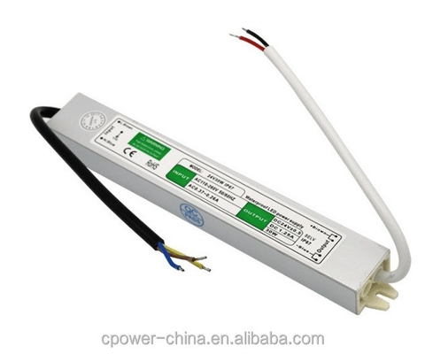 30W DC 24V 12V LED witte strook bestuurder transformator module IP67 waterdicht voedingsadapter