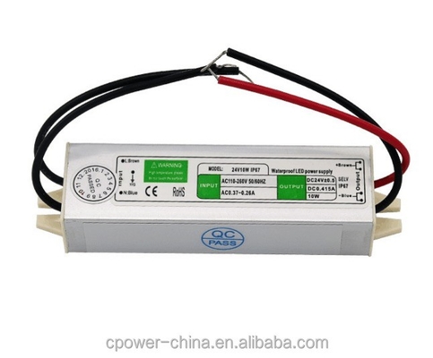 10W-200W waterdicht IP67 LED-lichttransformator stroomvoorzieningsaandrijver met 24v gelijkstroomuitgang