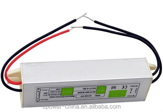 10W-200W waterdicht IP67 LED-lichttransformator stroomvoorzieningsaandrijver met 24v gelijkstroomuitgang