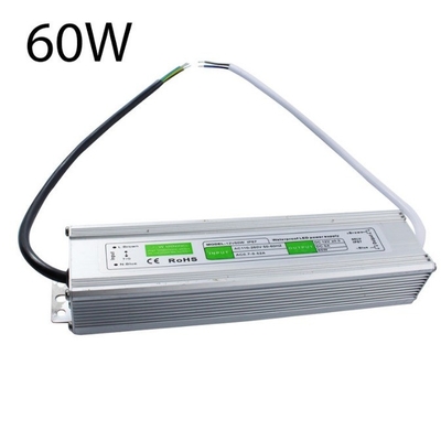 Single Output 60W 5A IP67 Waterdicht LED-stroomvoorziening 12V AC/DC met 86% efficiëntie