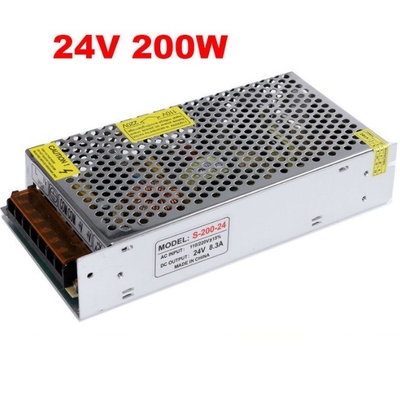 C-Power AC110V 220V DC 12V 16A 24V 8A 24V Stroomvoorziening 200W met ingangsspanning 220V