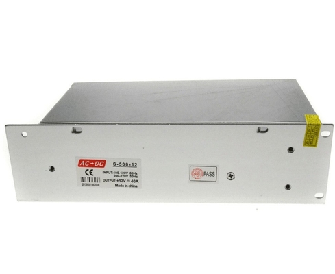 12v 50a 500w stroomtoevoer met overbelastingspanningsbescherming en 50/60Hz uitgangsfrequentie