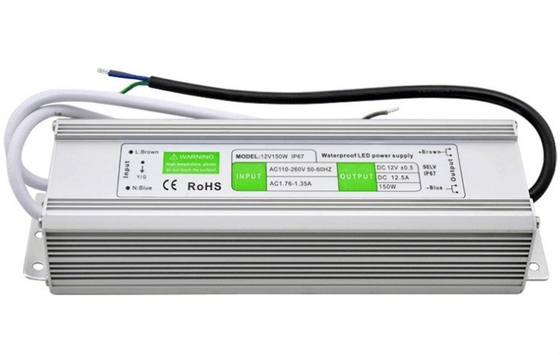 DC12V 24V 150W IP67 Constant Spanning LED Driver Stroomvoorziening met waterdicht ontwerp