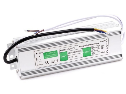 DC12V 24V 150W IP67 Constant Spanning LED Driver Stroomvoorziening met waterdicht ontwerp