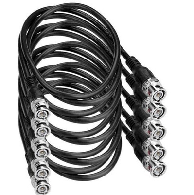 1m lengte PVC jas BNC CCTV videokabel voor CCD beveiligingscamera DVR coaxdraad systeem