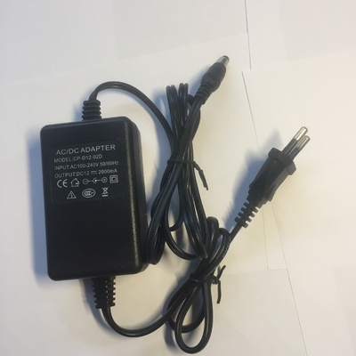 24W AC/DC-stroomadapter voor CCTV-uitgangsfrequentie 50/60Hz Uitgangsvermogen 1-50W