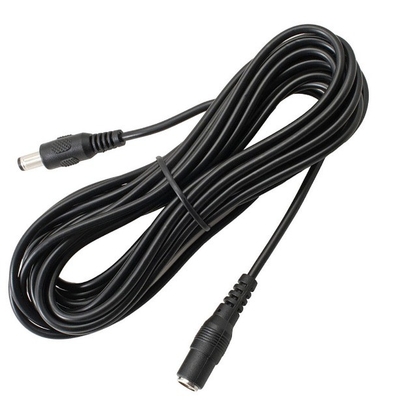 5m 3m 2m 1m DC-kabel Wit Vrouwelijk Eindtype 5.5mm x 2.1mm Plug Adapter Verlengkabel