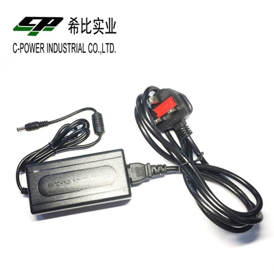 Desktop 100 240V AC 12VDC 6Amp Adapter 72W 12V Zwarte voeding Uitgangsstroom 6A