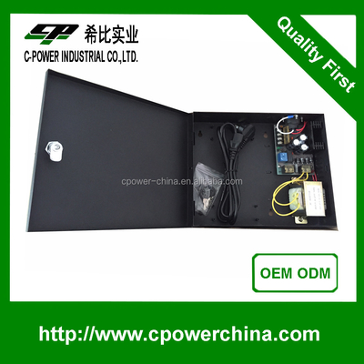 240V accu stroomtoevoer Uitgangsstroom 5A Bescherming Overspanning voor toegangscontrole