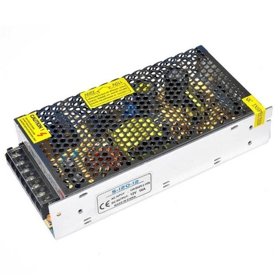 LED stroomvoorziening 12V 10A 120W AC/DC schakellicht voor uitgangsfrequentie 50/60Hz