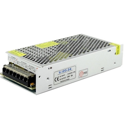 220V Invoerspanning Eenvoudige uitgang 24V 5A 24 Volt wisselstroomvoorziening voor uitzonderlijke schakeling