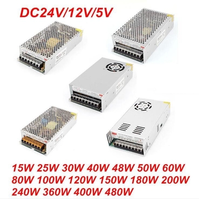 220V Invoerspanning Eenvoudige uitgang 24V 5A 24 Volt wisselstroomvoorziening voor uitzonderlijke schakeling
