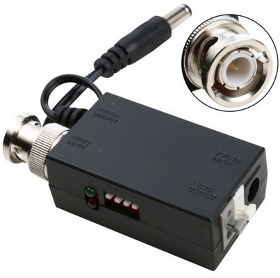 Elektrische DC12V 1CH actieve UTP-videozender Balun BNC Balun-transformatoren voor CCTV-camera DVR-systeem