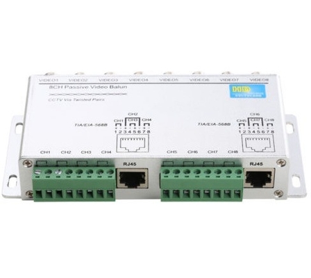 HD CVI AHD TVI compatibel 8CH passieve video Balun Receiver Transmitter voor CCTV camera