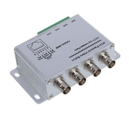 Video Transmissie 4CH CAT5 HD Passieve UTP Video Balun BNC Vrouwelijke Transceiver RJ45 voor CCTV-systeem