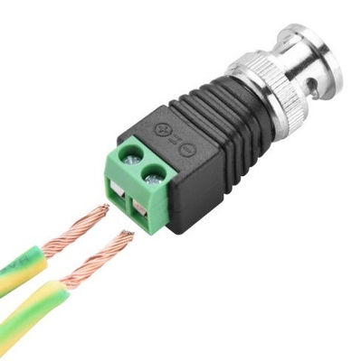 CAT5 tot BNC Coaxiale Video Balun 2.1mm Mannelijke DC Power Connector Kit AF als CCTV-accessoires