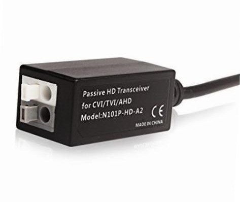 ABS Plastic UTP Twisted Passive Video Balun Transmitter Transceiver voor CCTV-systeem
