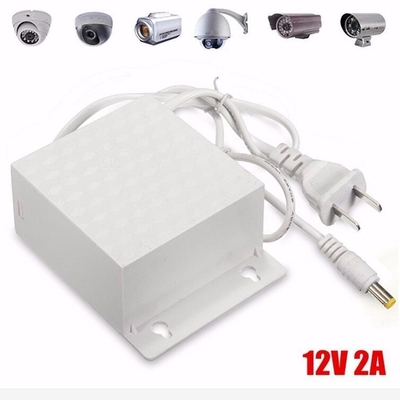 12VDC 2A Waterdicht Regendicht Schakelstroom Adapter voor buiten CCTV Camera