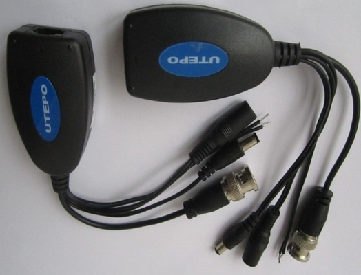 CCTV BNC Video Power Data Balun/ Transceiver Extender via Cat5e-overspanningsbeveiliging