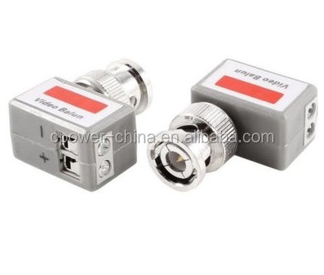 Makkelijke installatie CCTV Coaxial BNC Video en Power Balun Transceiver tot CAT5 RIGHT ANGLE