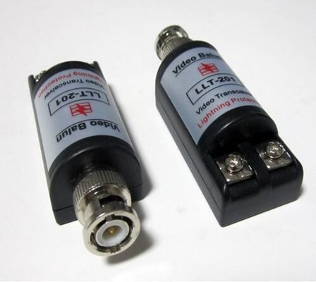 Beveiligde CCTV Coax BNC Video Balun Transceiver Adapter voor Camera DVR Black Housing
