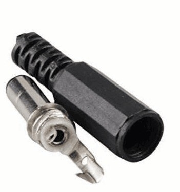 Mannelijke aansluitingen DC-aansluiting 5,5x2,1 mm soldeeradapter voor DC-aansluiting