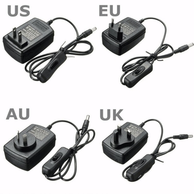 Zeer handig 100-240V wisselstroom Input 12VDC 2A 24W 12V 3A 36W Aan- en uitschakelaar stroomadapter