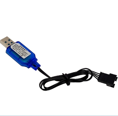 ABS-materiaal SM-4P-connector Li-ion-batterijoplader met USB-kabel en bescherming