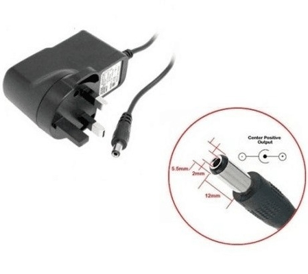 12V 0,5A 500mA 1A 1000mA LED CCTV-stroomtoevoeradapter met Inline On/Off Switch 5.5x2.1 DC-kabel