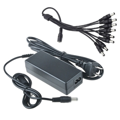 12VDC 5A 4 poorten 8 poorten Multiple Output Power Adapter met 85% efficiëntie door C-Power