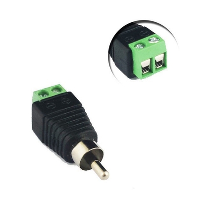 ABS CCTV Camera Connectors 2.1mm DC RCA Phono BNC Plug and Socket Kabelverbinding