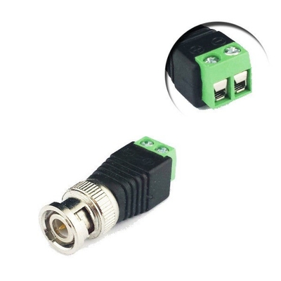 Draadverbinding mogelijk gemaakt met CE-certificaat Coax CAT5 tot Coaxial BNC-connector